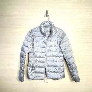 Uniqlo Silver Ultralight Down Puffer XS